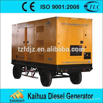 Factory price supply high quality soundproof mobile type powered by cummins generator